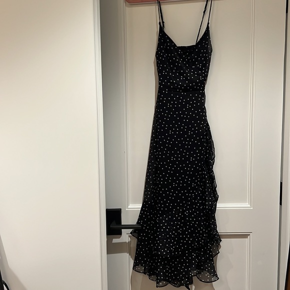 Francesca’s Mi Ami Black and White polka dots - Picture 1 of 9